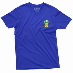 Camiseta Azul Lisa Básica Sem Estampa - UseUpdate